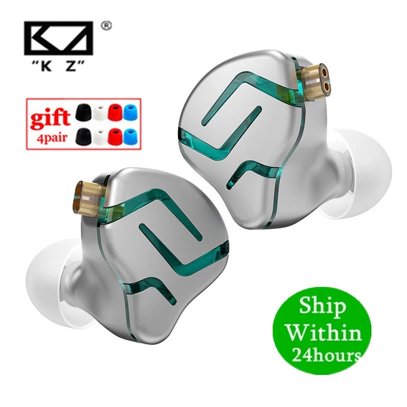 KZ ZES Electrostatic 12mm Dynamic Drive Earphones Hybrid Drive HiFi Music Sport Game Headsets Micphones KZ EDX ZSN ZEX PRO DQ6S
