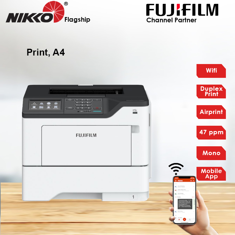 [Singapore Warranty] Fujifilm formerly Fuji Xerox ApeosPort Print 4730SD A4 Monochrome Laser Printer 4730 SD