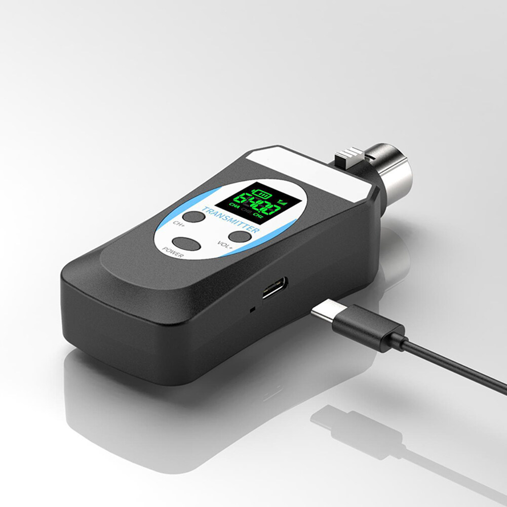 For Dynamic Microphone Audio Mixer PA System Wireless Handheld Noise Reduction HD Display Wireless XLR Transmitter And Receiver