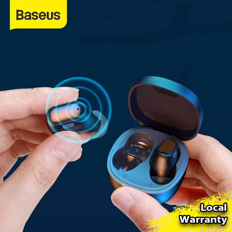 Baseus WM01 TWS Bluetooth Earphones Stereo Wireless 5.0 Bluetooth Headphones Touch Control Noise Cancelling Gaming Headset