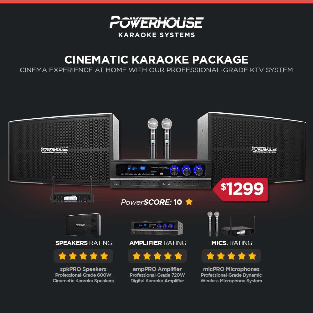 [SG] Powerhouse Cinematic KTV Home Karaoke System