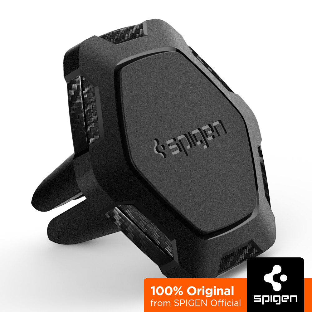 SPIGEN Magnetic Air Vent Car Mount [QS11] Compact Size with Strong Magnetic Attraction Holds the Smartphone Securely / Smartphone Car Mount